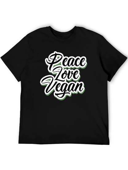 Peace Love Vegan T-Shirt