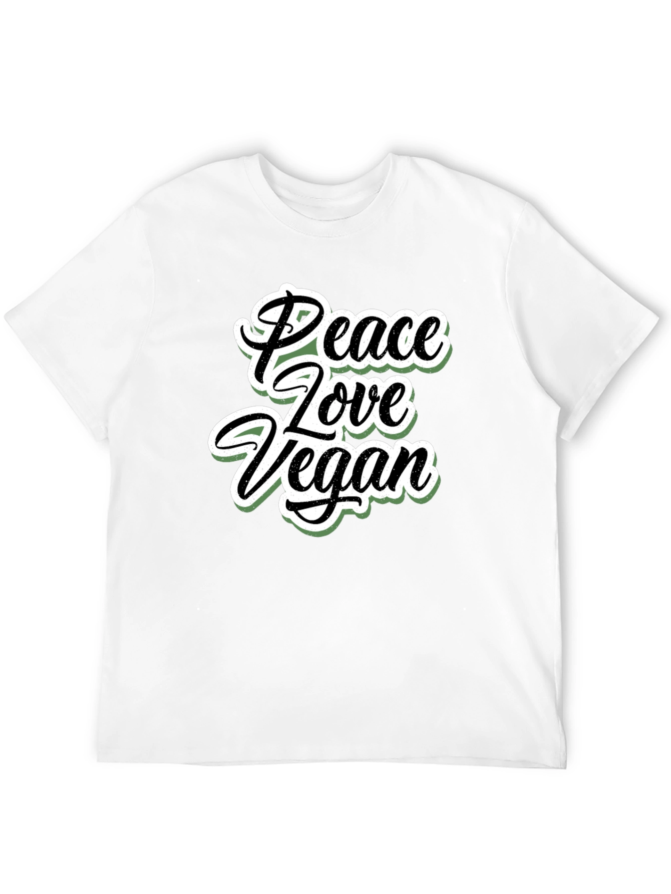 Peace Love Vegan T-Shirt