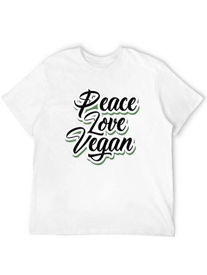 Peace Love Vegan T-Shirt