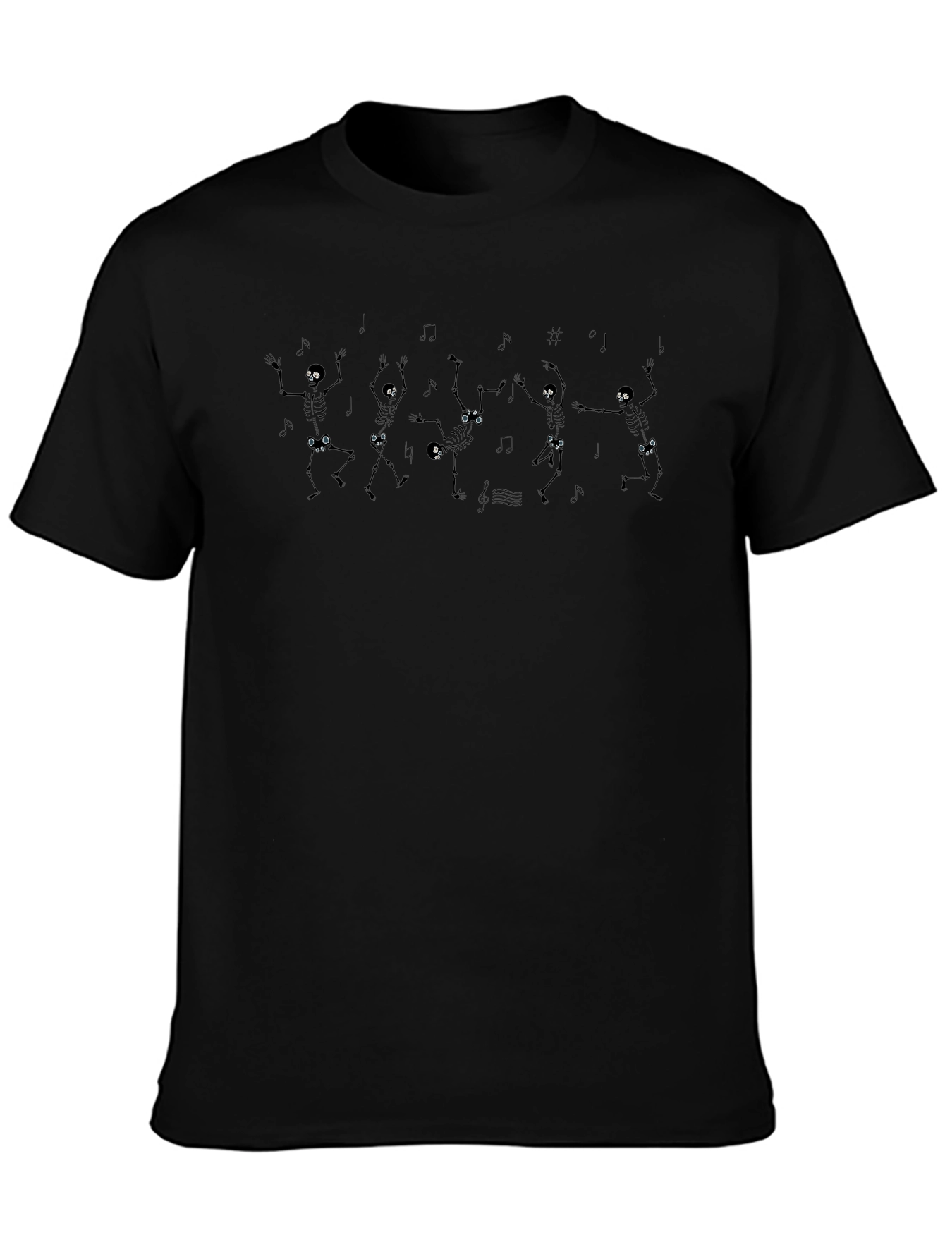 Dancing Skeletons Black T-Shirt