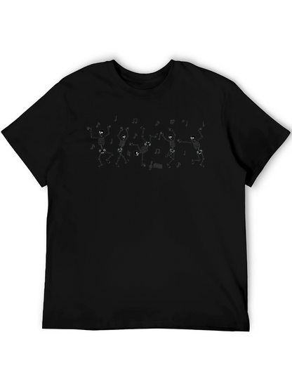 Dancing Skeletons Black T-Shirt