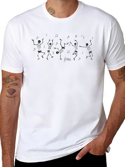 Dancing Skeletons Black T-Shirt