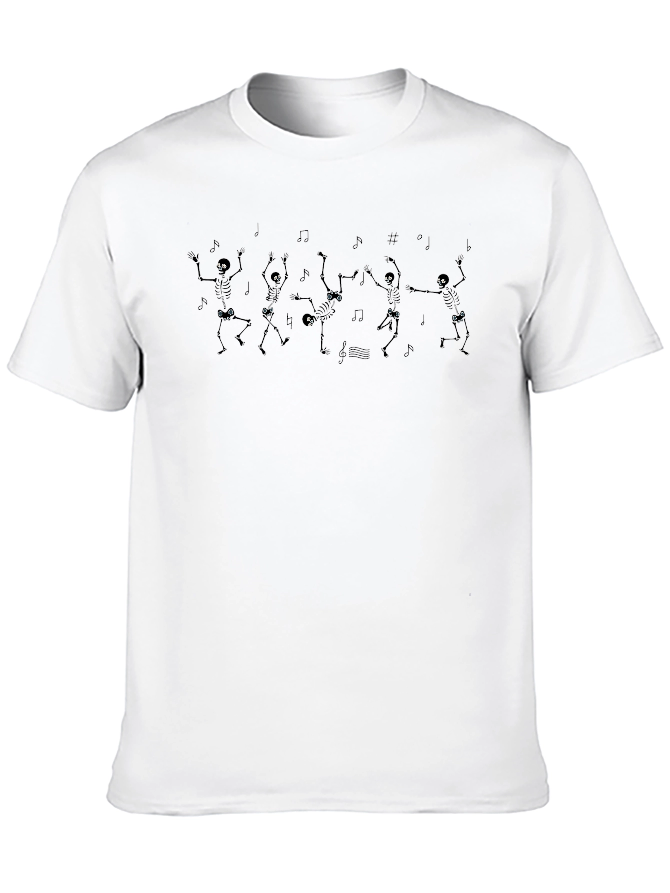 Dancing Skeletons Black T-Shirt