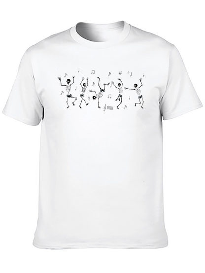Dancing Skeletons Black T-Shirt
