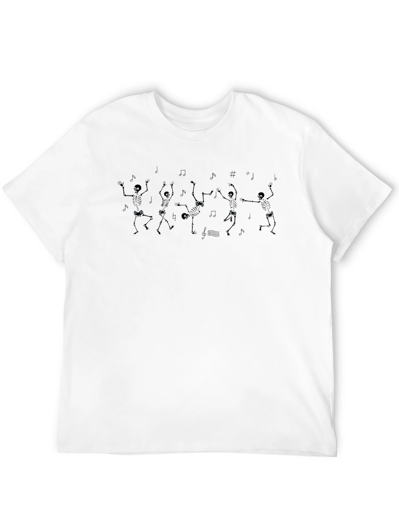 Dancing Skeletons Black T-Shirt