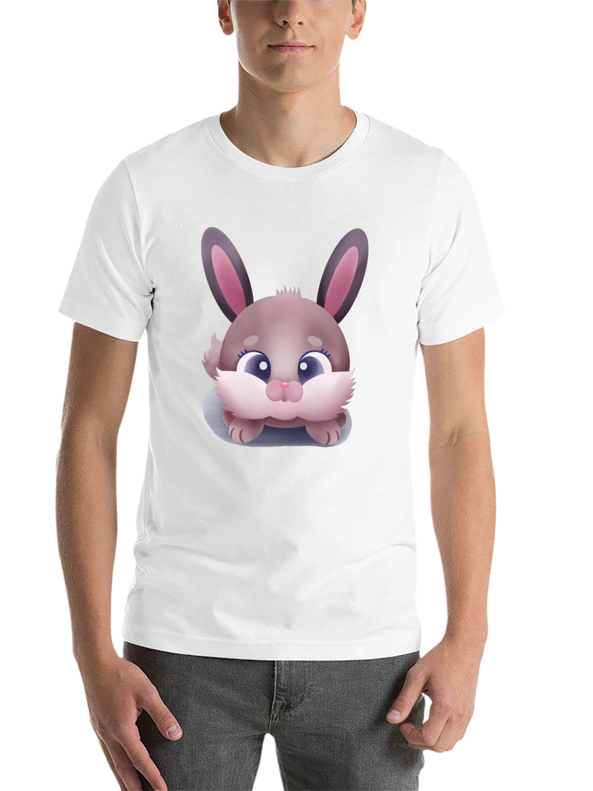 Cute Bunny Graphic T-Shirt