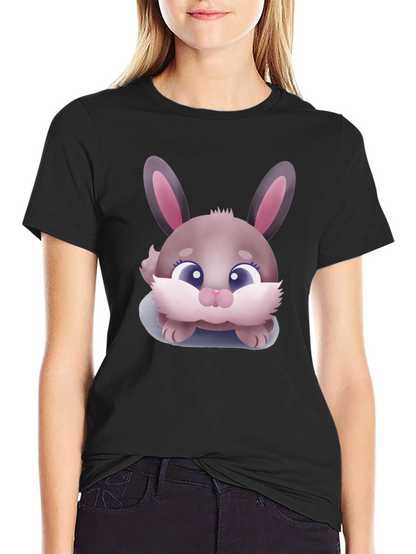Cute Bunny Graphic T-Shirt