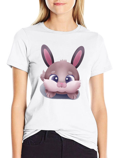 Cute Bunny Graphic T-Shirt