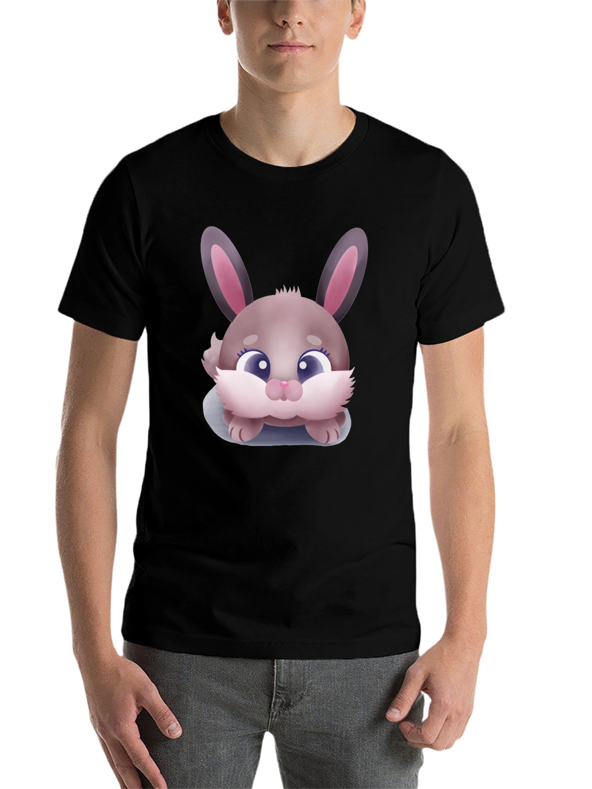 Cute Bunny Graphic T-Shirt