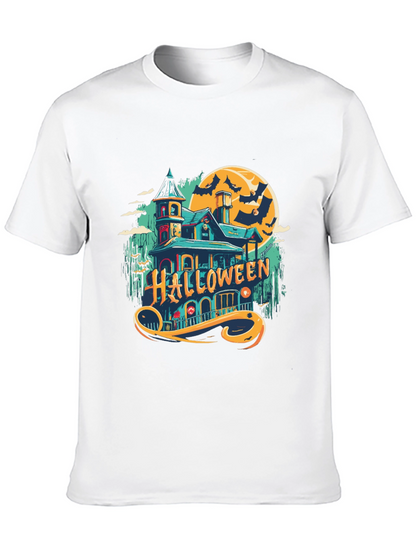 Halloween Spooky House Graphic Tee