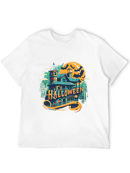 Halloween Spooky House Graphic Tee