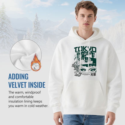 Tokyo Anime Aesthetic Cool Graphic Casual Hoodie