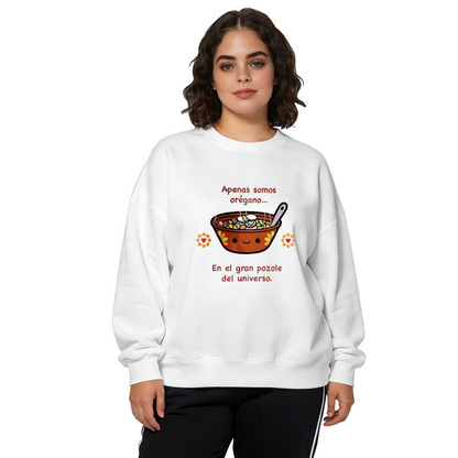 Cute Pozole Bowl Mexican Funny Quote Cartoon Crewneck Sweatshirt