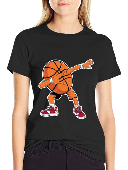 Dabbing Basketball Graphic Tee