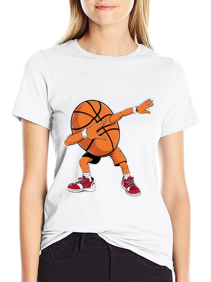 Dabbing Basketball Graphic Tee