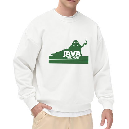 Java The Hutt Geek Pop?Culture Graphic Crewneck Sweatshirt