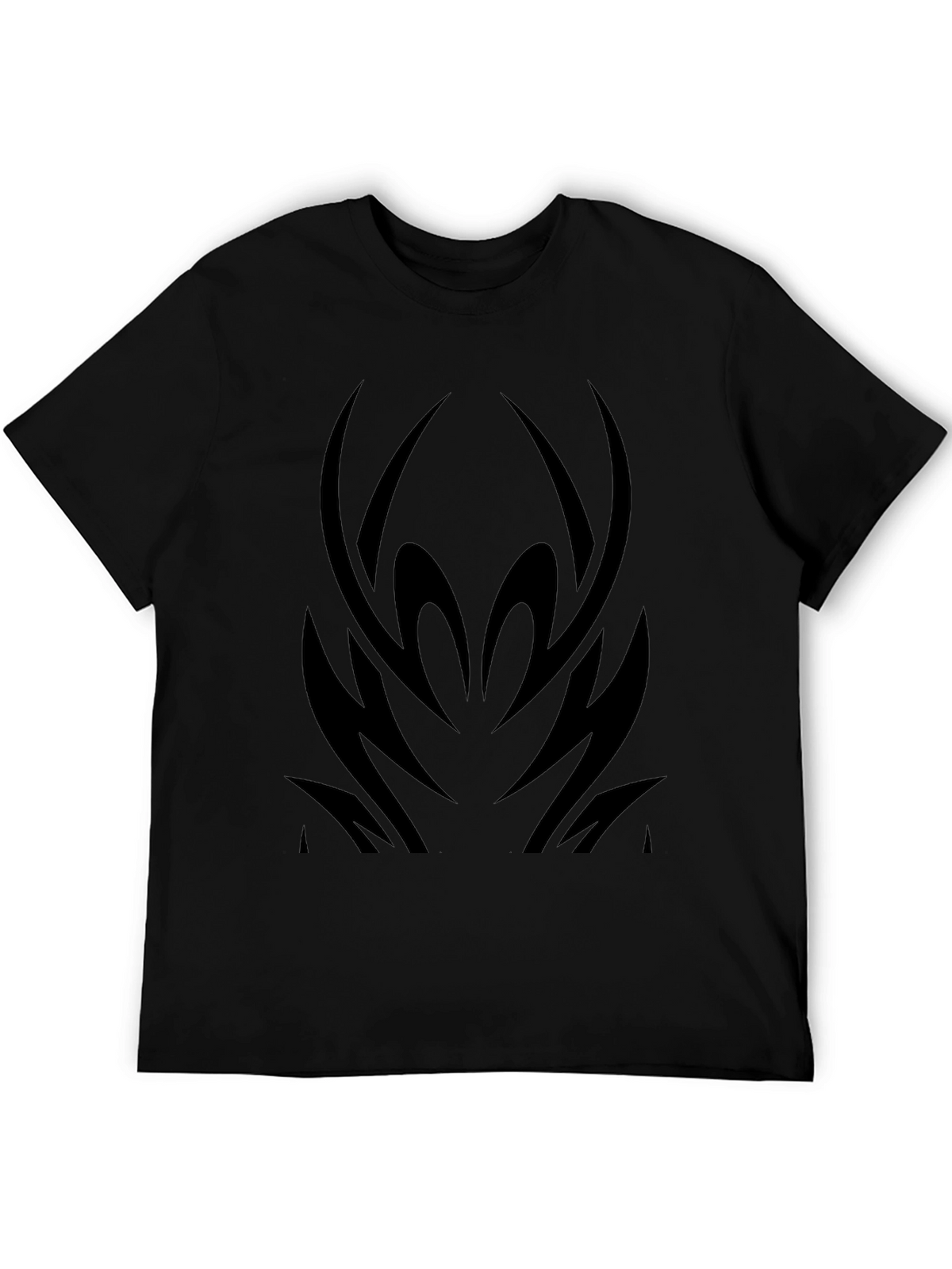 Mens Black Tribal Graphic T-Shirt