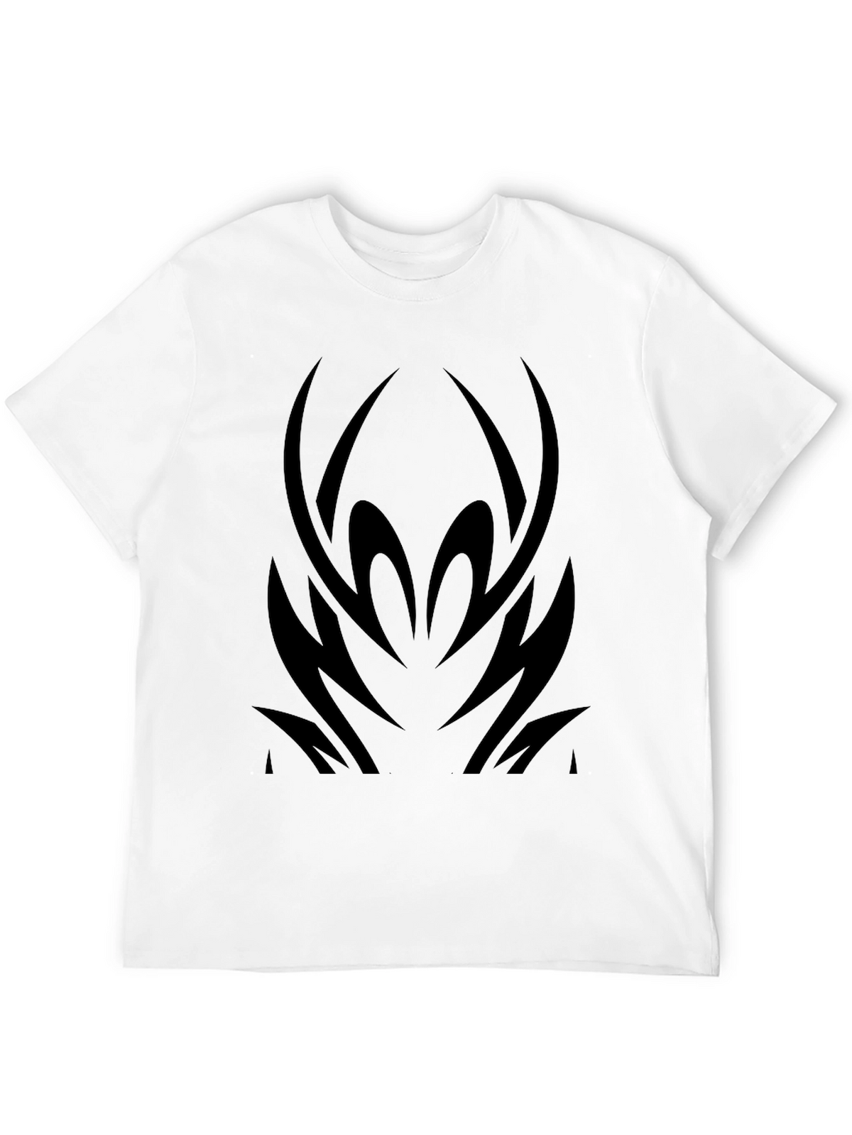 Mens Black Tribal Graphic T-Shirt