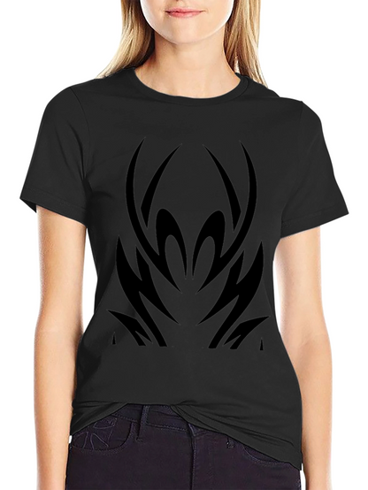 Mens Black Tribal Graphic T-Shirt