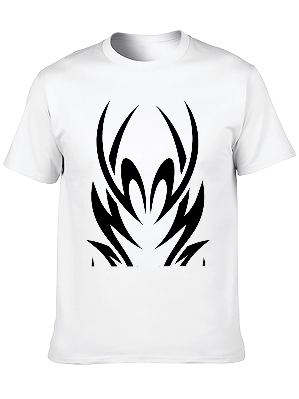 Mens Black Tribal Graphic T-Shirt