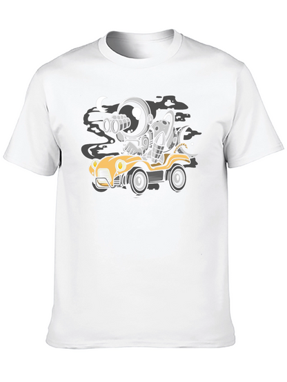 Astronaut & Moon Car T-Shirt