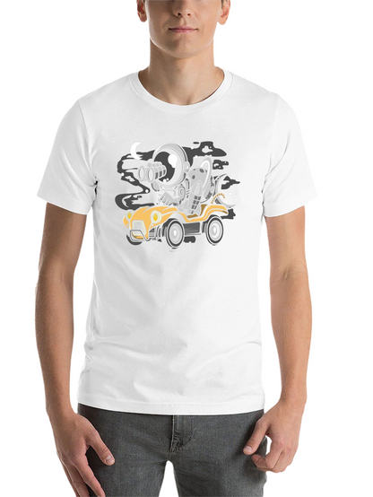 Astronaut & Moon Car T-Shirt