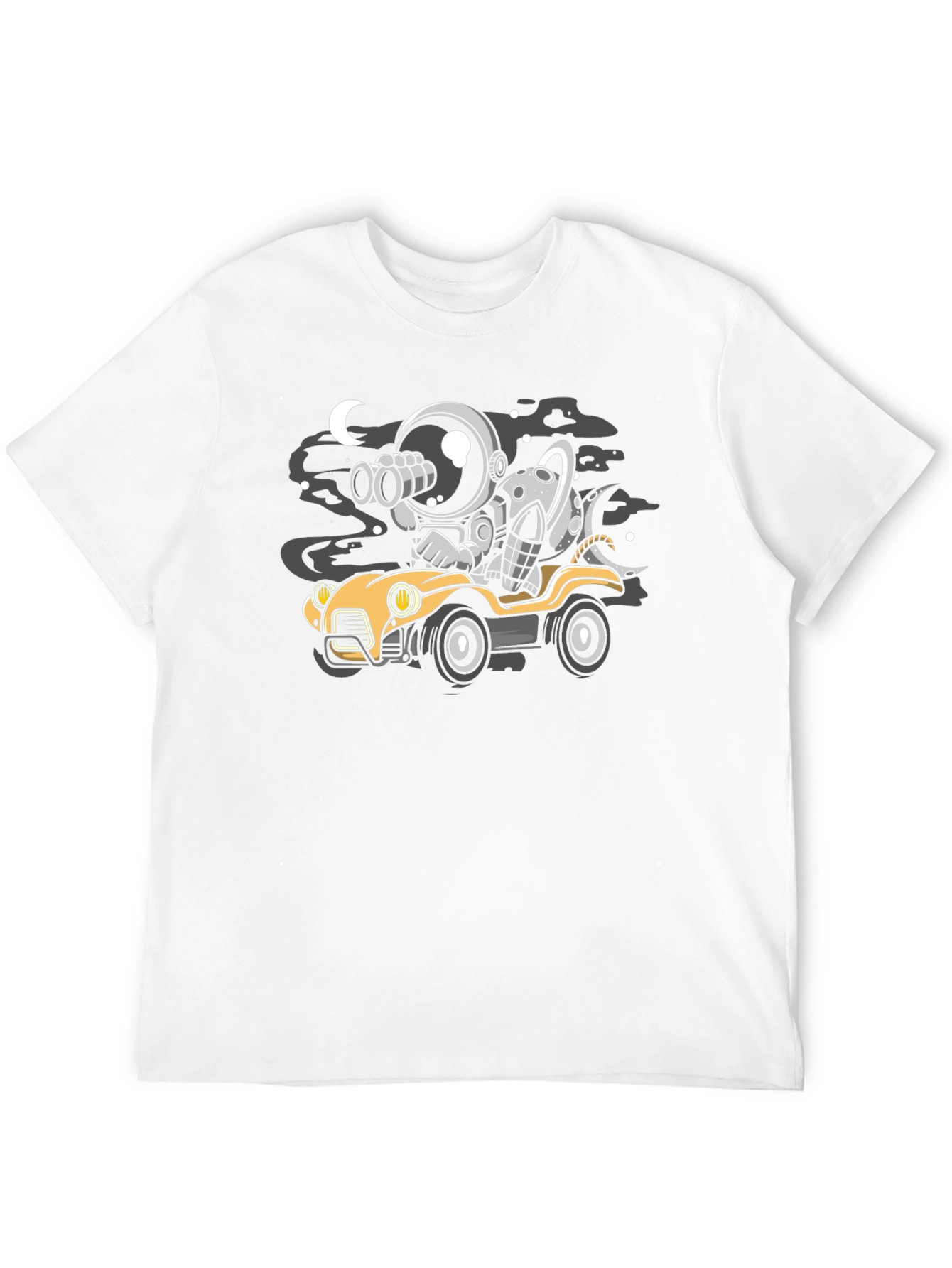 Astronaut & Moon Car T-Shirt