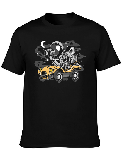 Astronaut & Moon Car T-Shirt