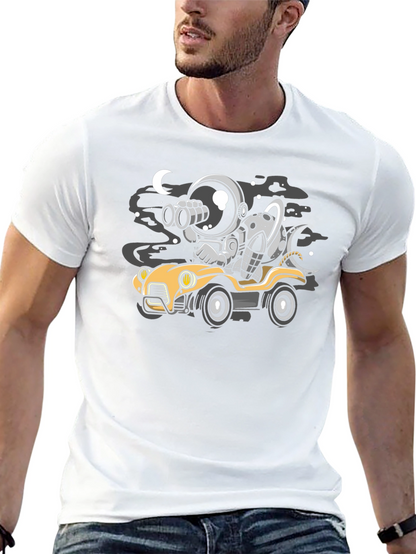 Astronaut & Moon Car T-Shirt