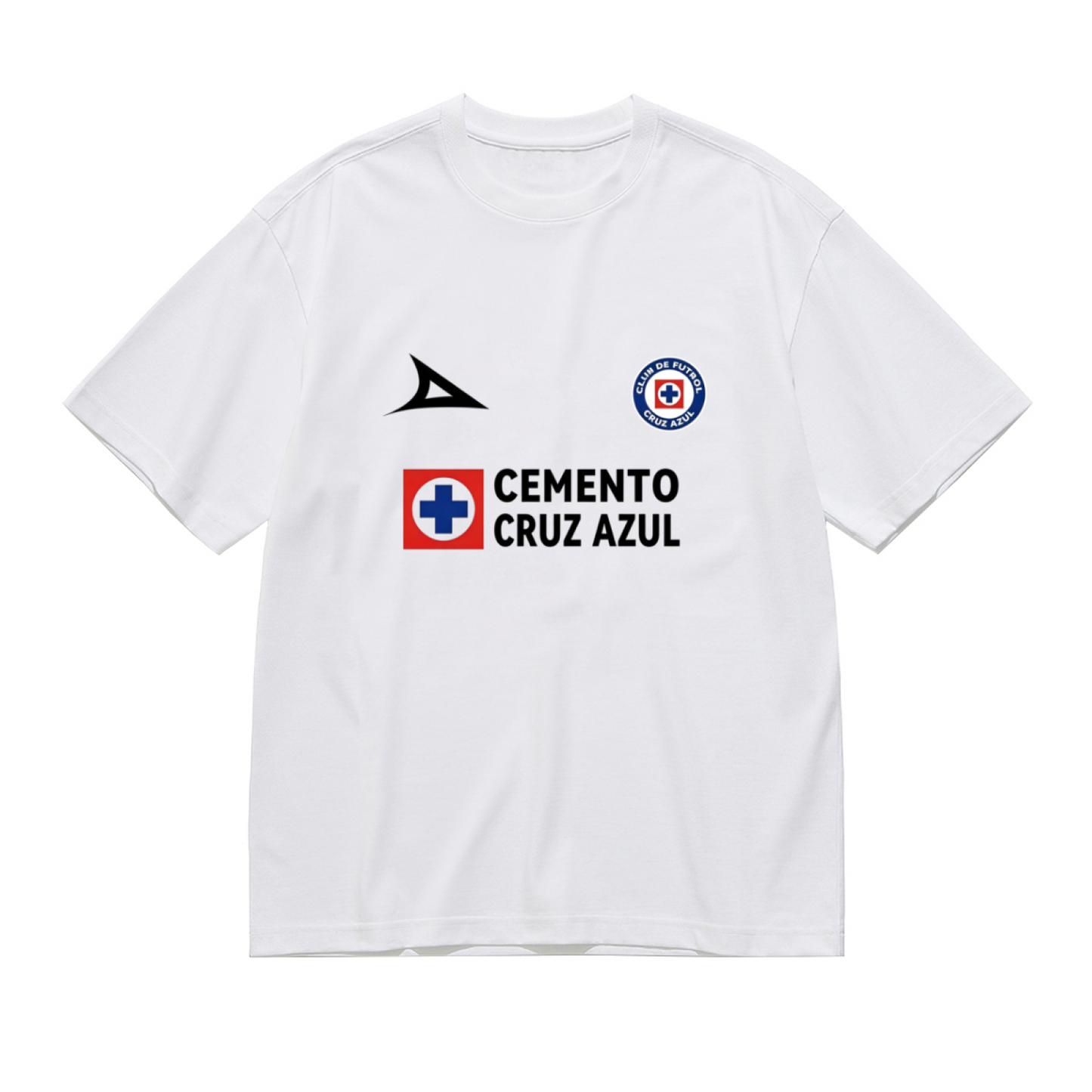 Cemento Cruz Azul Classic Retro Soccer Jersey Tee