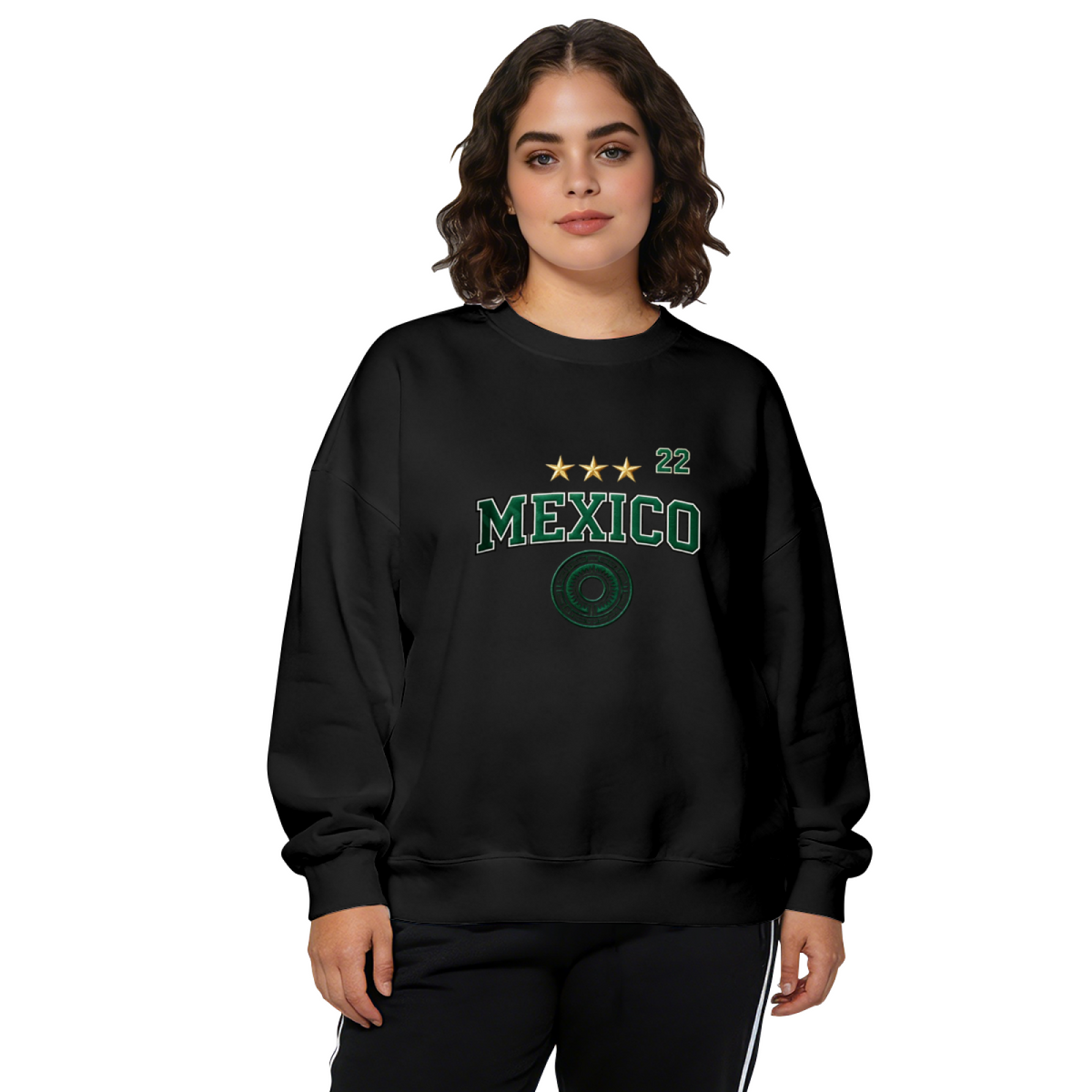 Vintage Mexico 22 Sport Logo Crewneck Sweatshirt