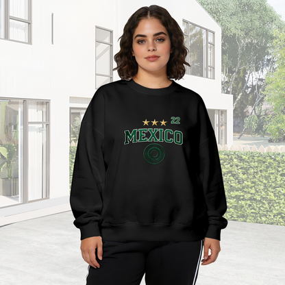 Vintage Mexico 22 Sport Logo Crewneck Sweatshirt