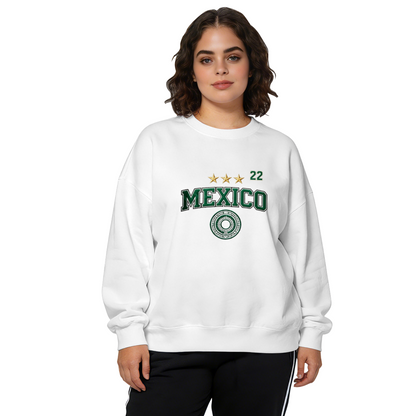Vintage Mexico 22 Sport Logo Crewneck Sweatshirt