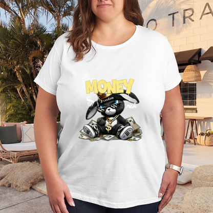 Rich Gangster Money Bunny Hip Hop Graphic Tee