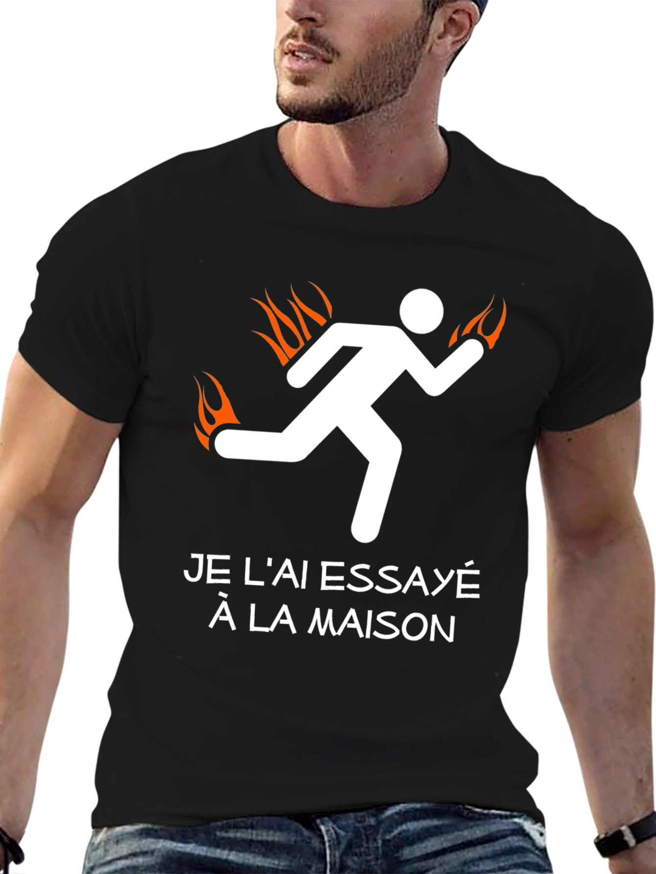 Tried It At Home Burning Man Funny T-Shirt
