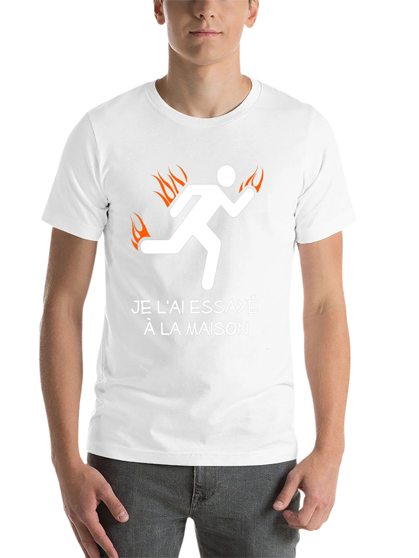 Tried It At Home Burning Man Funny T-Shirt