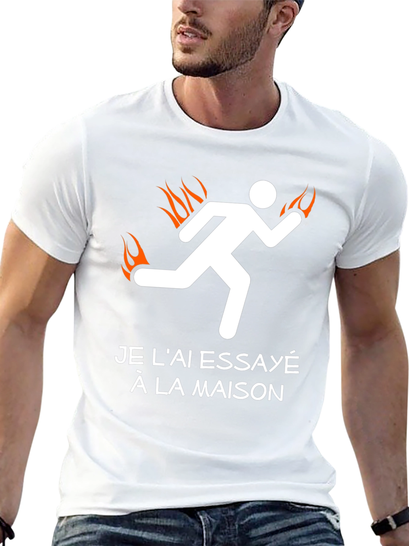Tried It At Home Burning Man Funny T-Shirt
