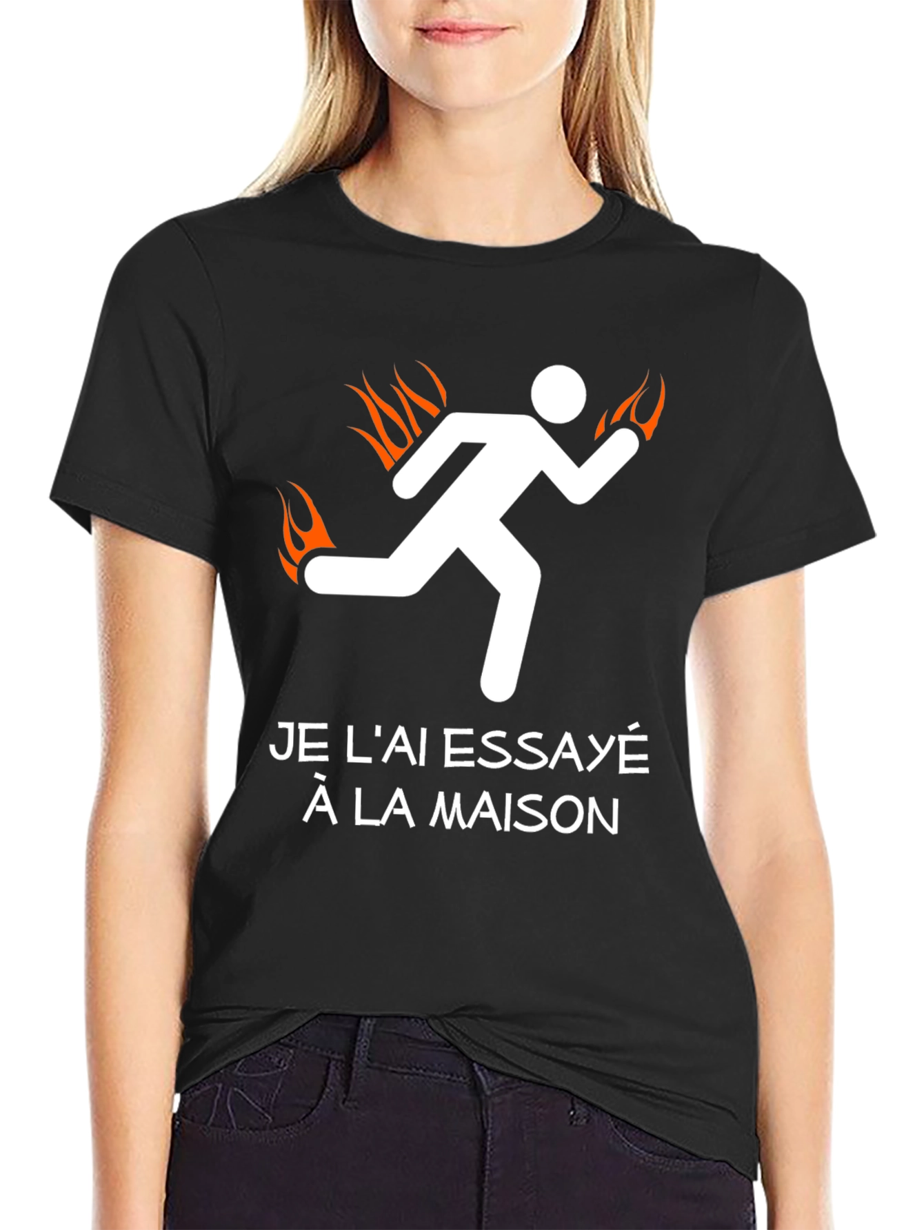 Tried It At Home Burning Man Funny T-Shirt