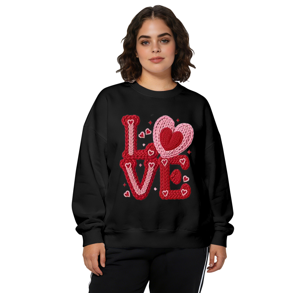 Unique Lowercase b Letter Trendy Crewneck Sweatshirt