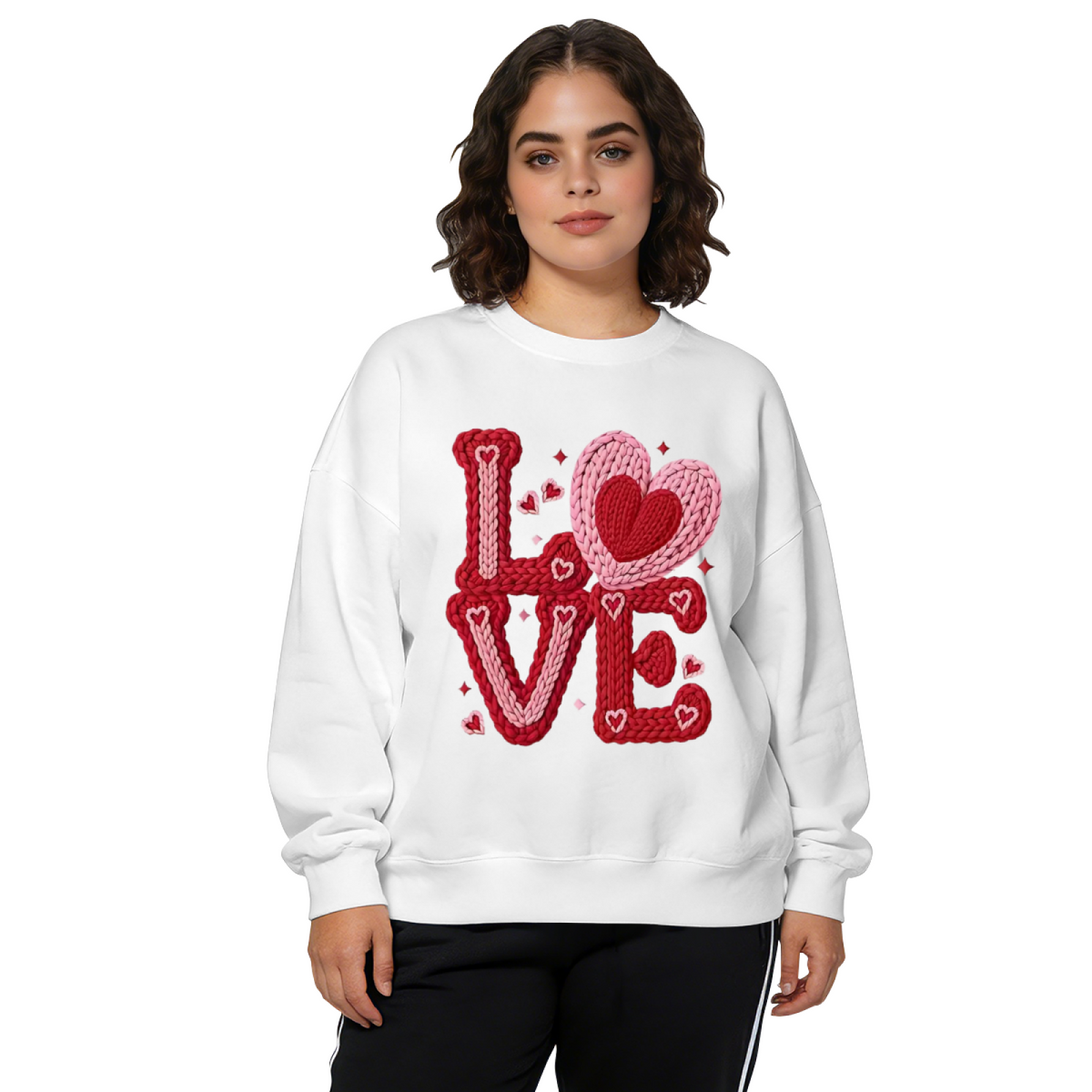 Unique Lowercase b Letter Trendy Crewneck Sweatshirt