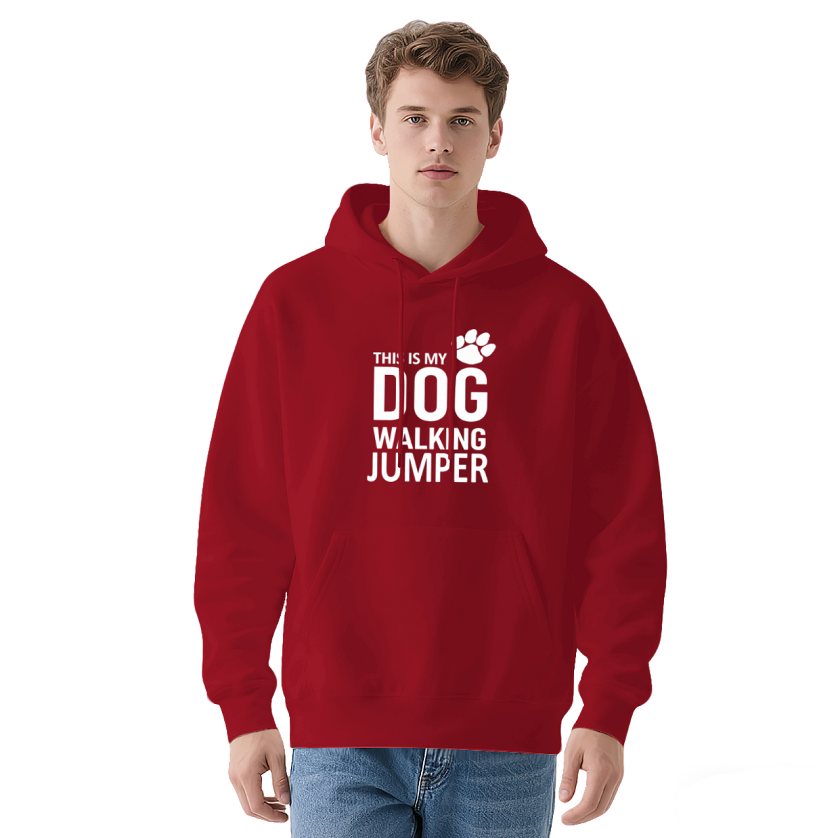 This Is My Dog Walking Jumper Pet Lover Casual Hoodie