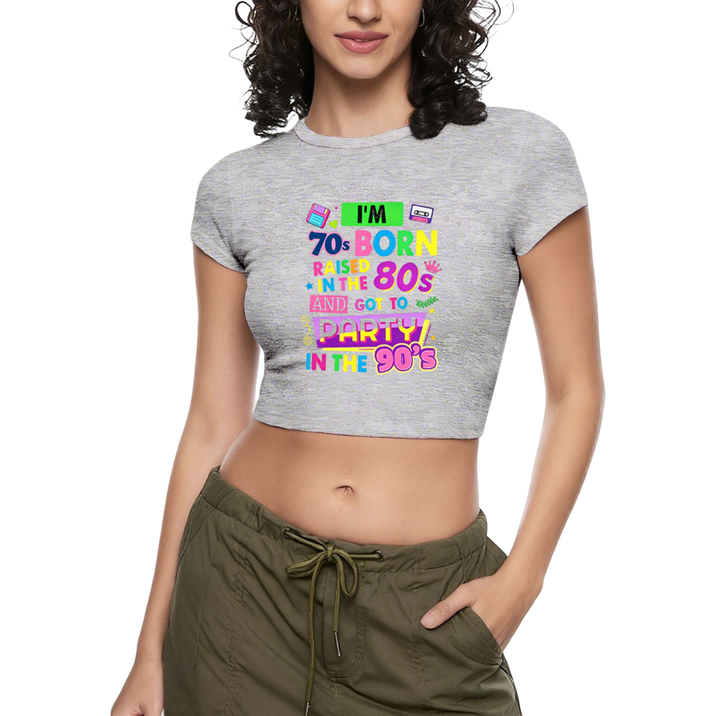 Yeshua Lion Floral Faith Bold Red Crop Tee