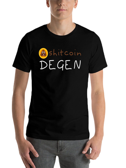 Shitcoin Degen Black T-Shirt