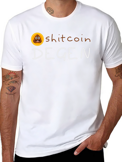 Shitcoin Degen Black T-Shirt