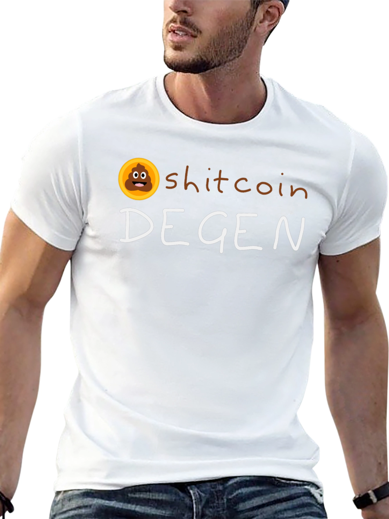 Shitcoin Degen Black T-Shirt