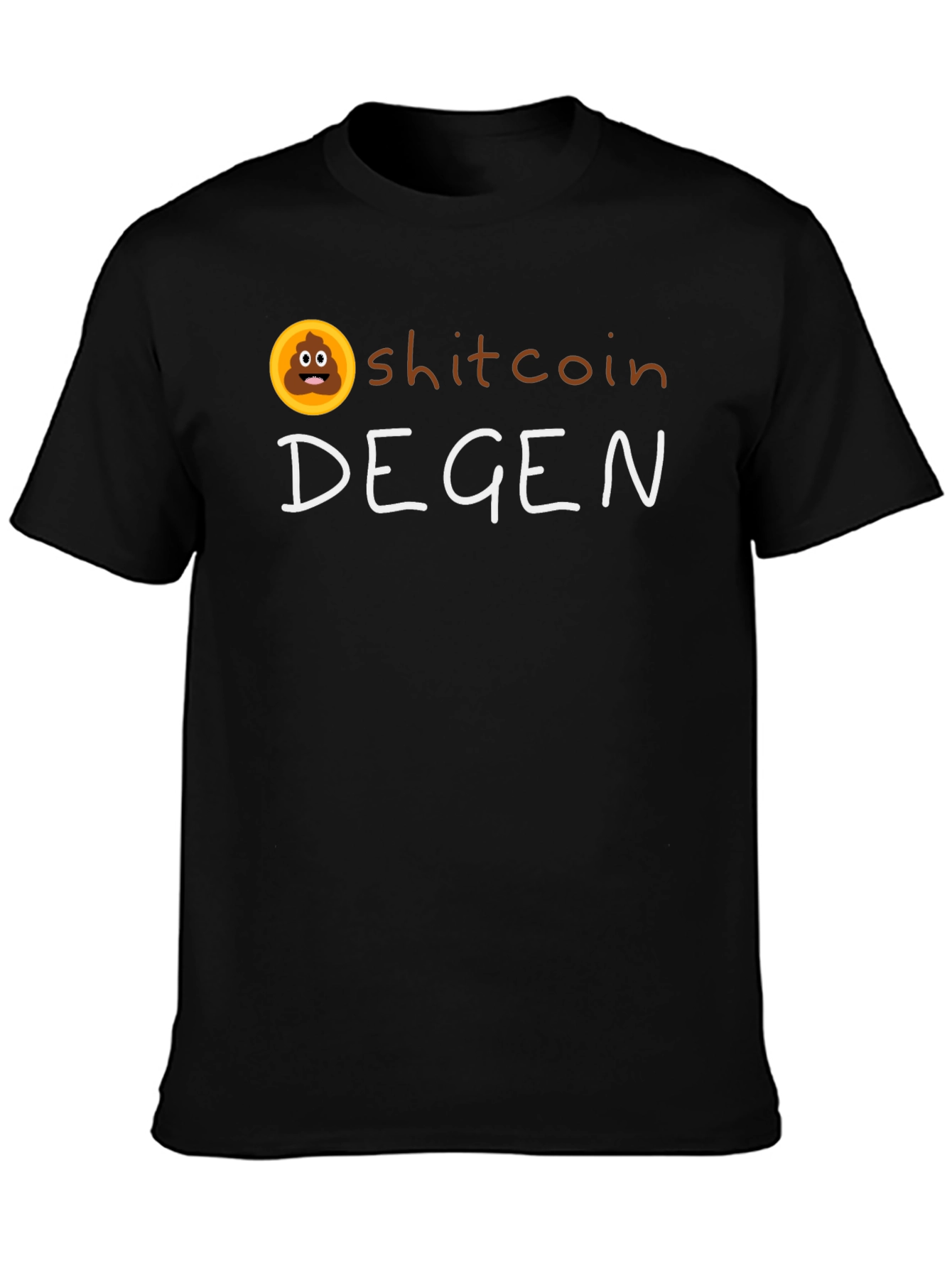 Shitcoin Degen Black T-Shirt