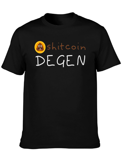 Shitcoin Degen Black T-Shirt