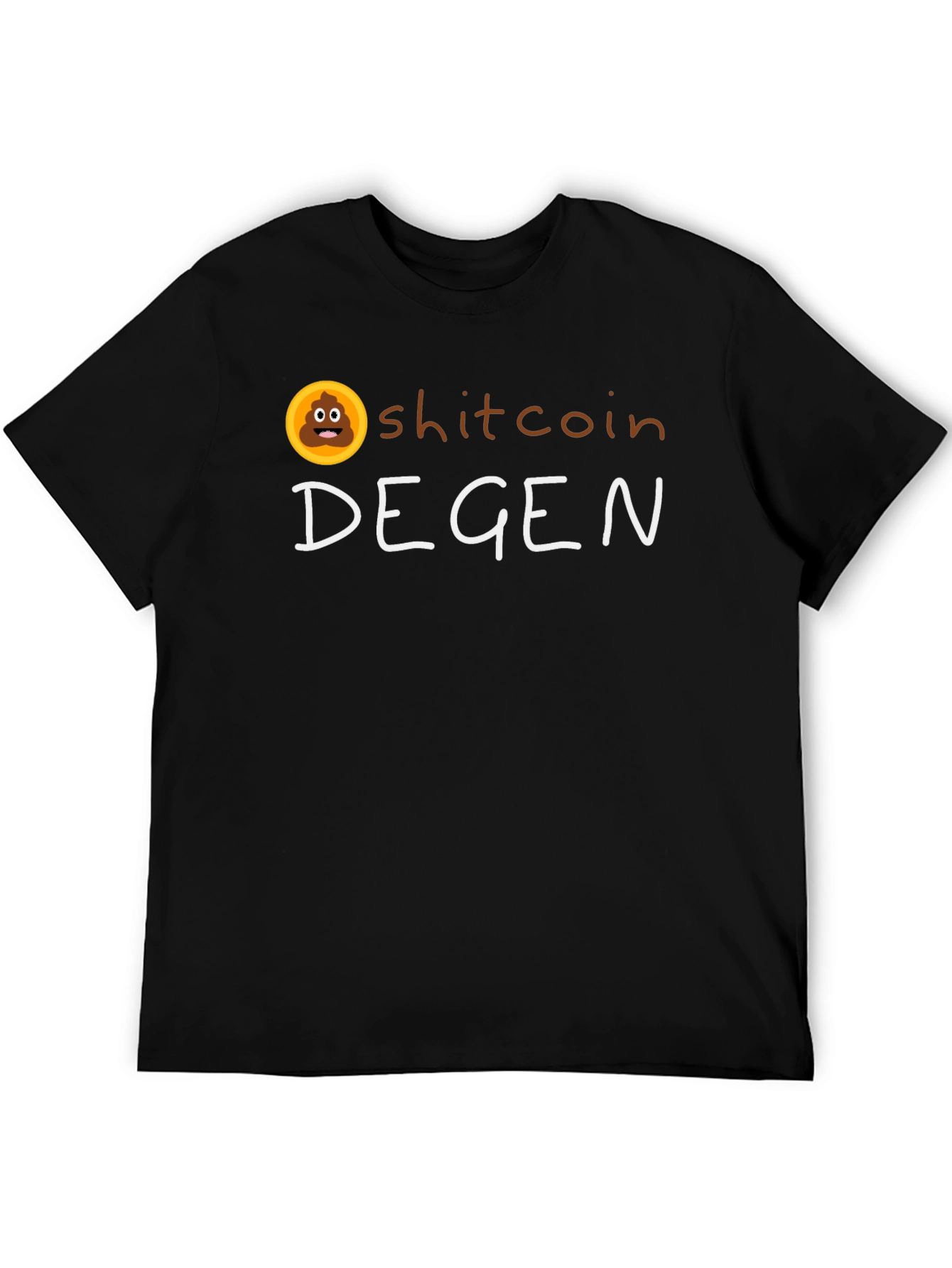 Shitcoin Degen Black T-Shirt