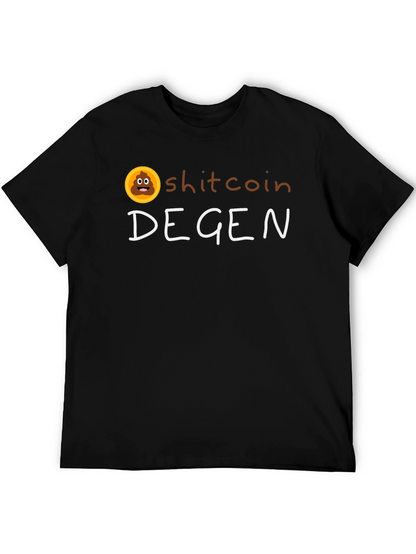 Shitcoin Degen Black T-Shirt