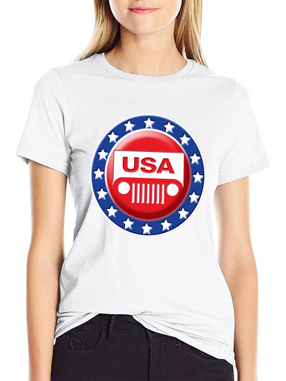 USA Jeep Patriotic T-Shirt
